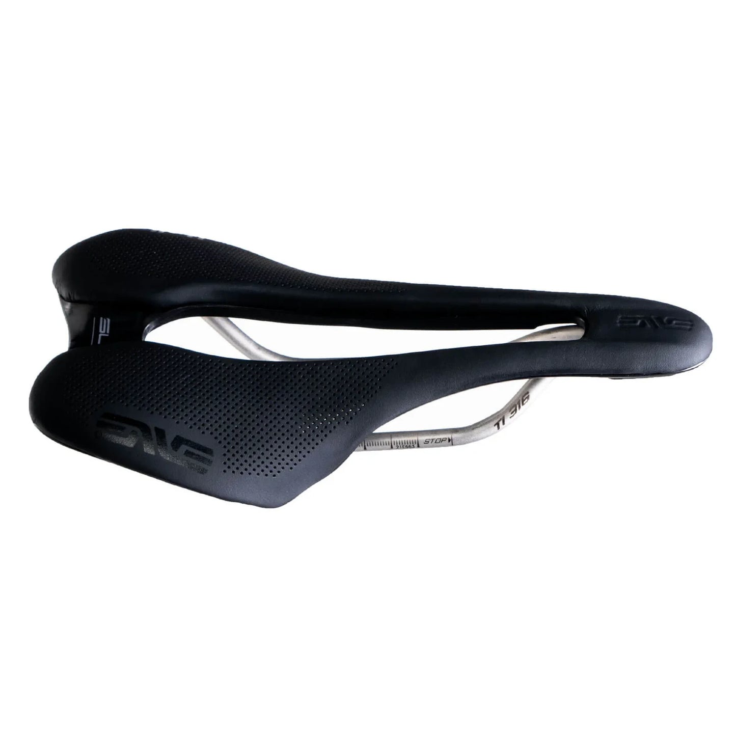 Selle ENVE Selle Italia SLR BOOST V2 Rails Titane 130mm