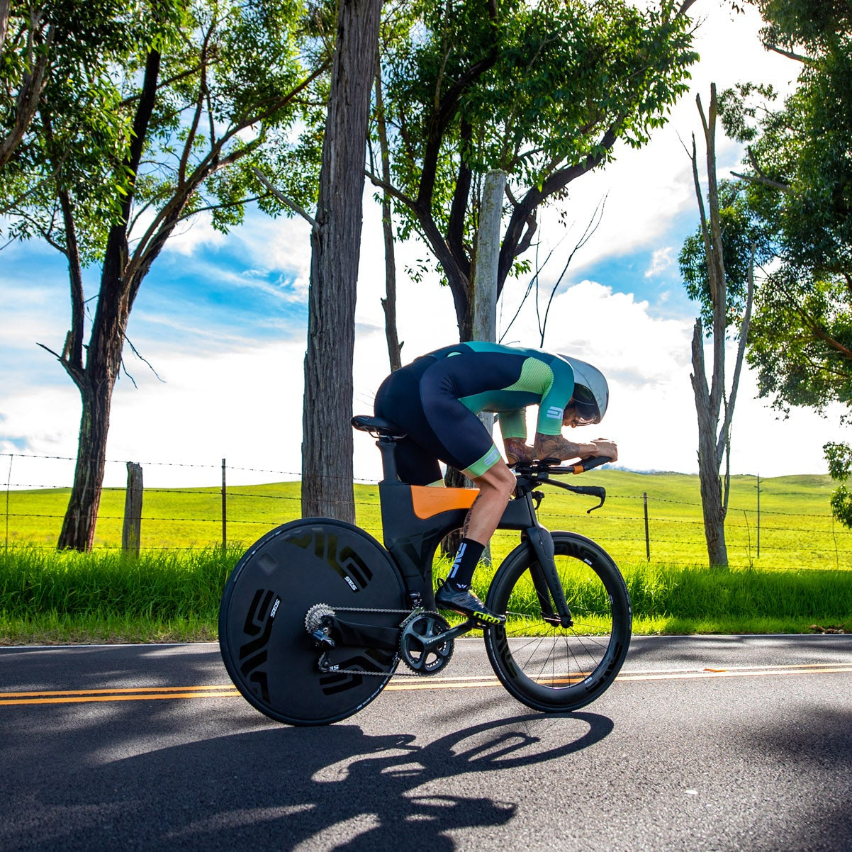 Roue Arrière Lenticulaire ENVE SES Tubeless Ready