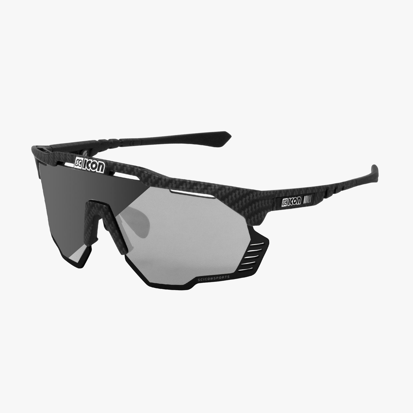 SCICON AEROSHADE KUNKEN -lasit Musta Fotokromaattinen Hopea