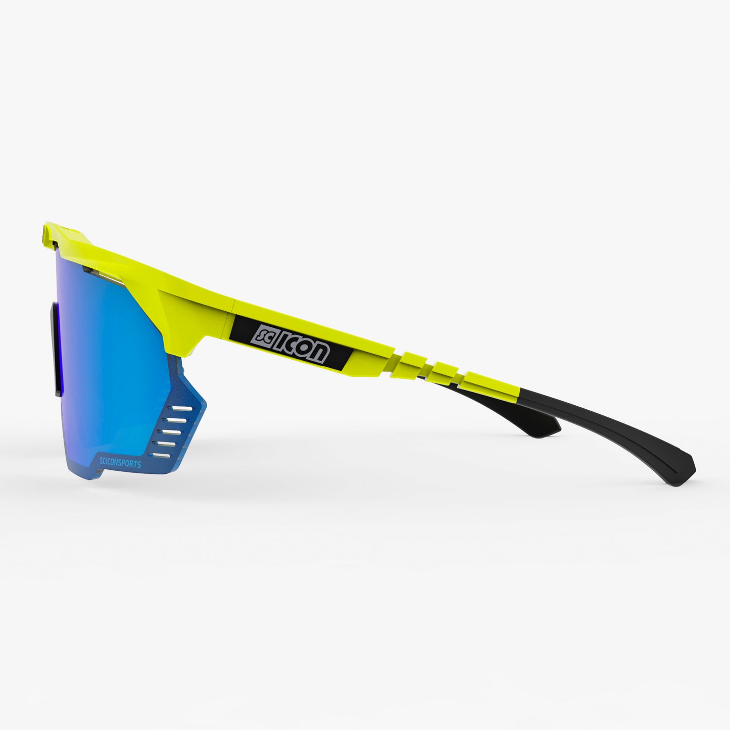 SCICON AEROSHADE KUNKEN Glasses Fluorescent Yellow Blue Multimirror