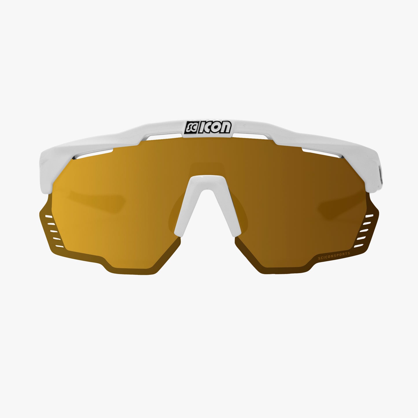 SCICON AEROSHADE KUNKEN -aurinkolasit Valkoinen Multimirror Bronze