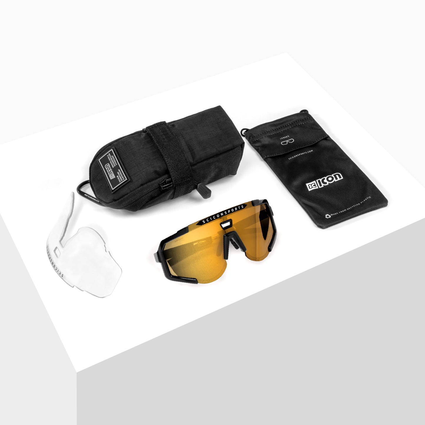 Lunettes SCICON AEROSCOPE Blanc Multimirror Bronze