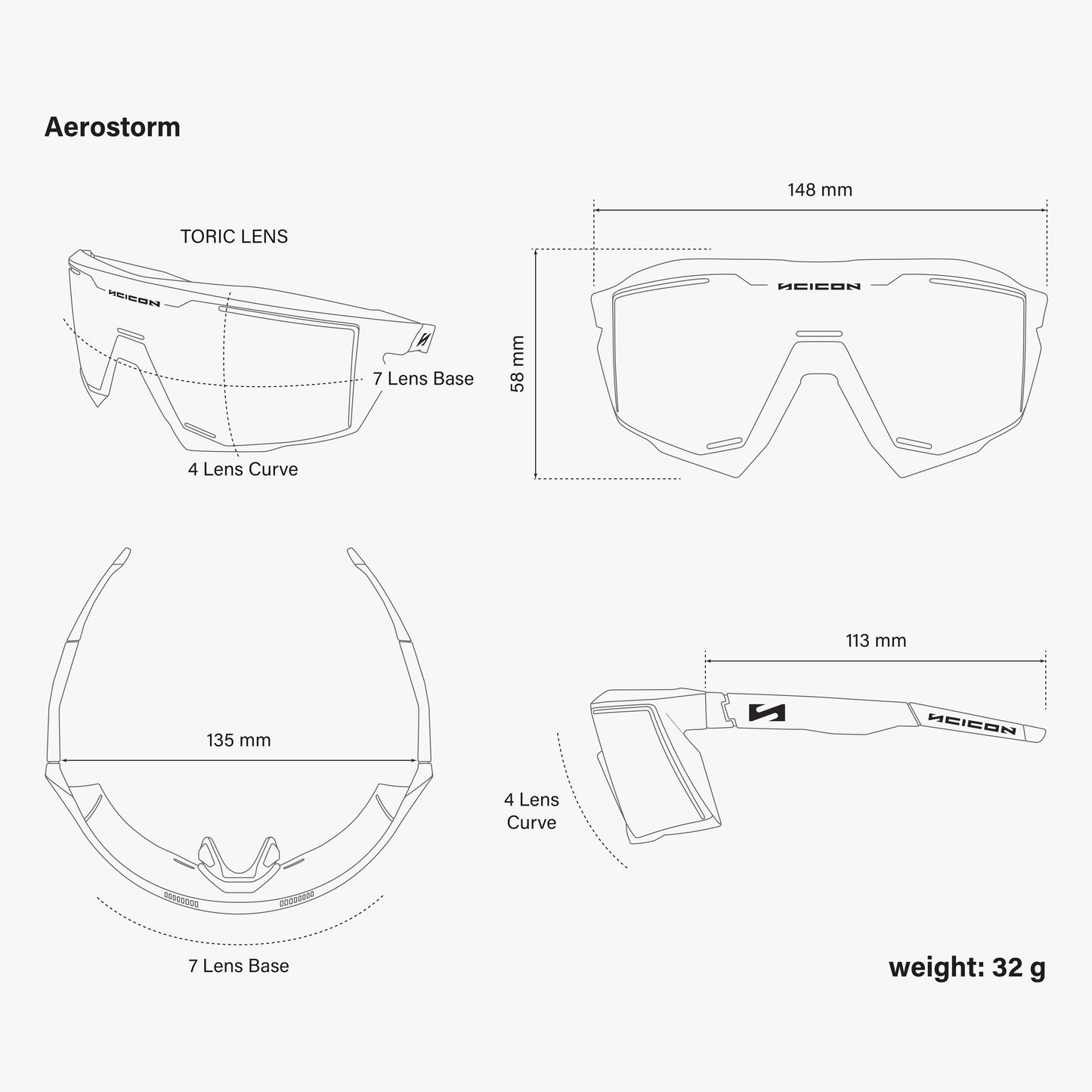 Lunettes SCICON AEROSTORM Multimirror Sylver