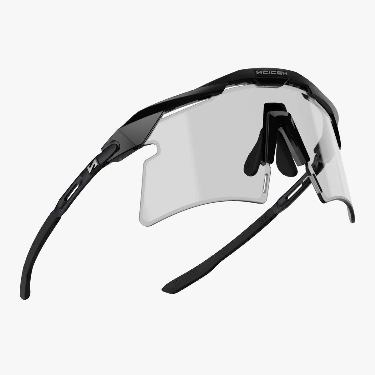 Briller SCICON AEROSHADE 2.0 TITANIUM Sort Matt Fotokromisk Glas Grå