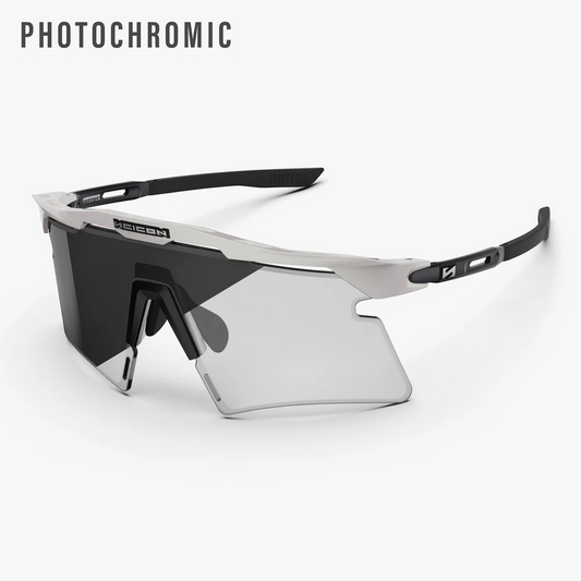 Lunettes SCICON AEROSHADE 2.0 TITANIUM Blanc Metal Verre Photochromique Grey