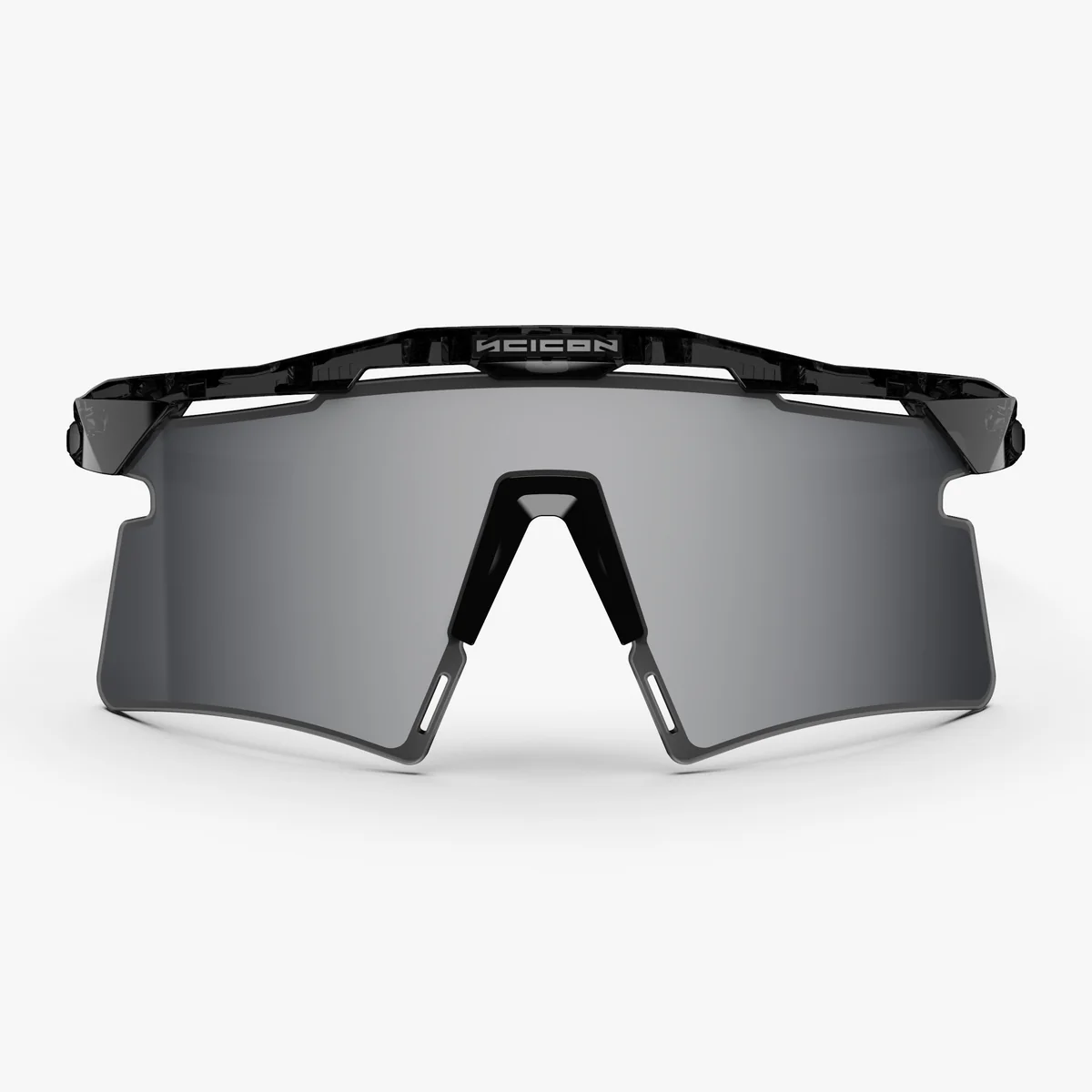 Lunettes SCICON AEROSHADE 2.0 TITANIUM Noir Crystal Gloss Verre Multimirror Silver + Pink