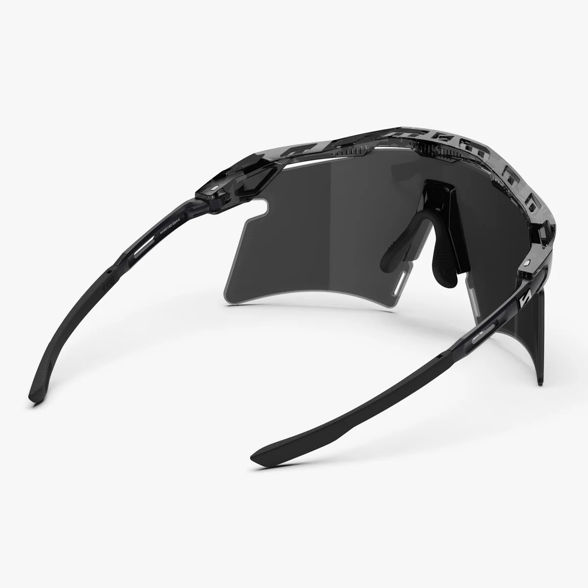 Lunettes SCICON AEROSHADE 2.0 TITANIUM Noir Crystal Gloss Verre Multimirror Silver + Pink