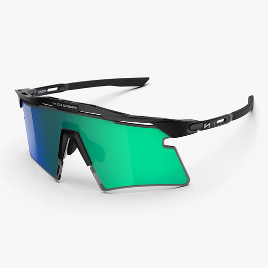 Lunettes SCICON AEROSHADE 2.0 TITANIUM Noir Matt Verre Multimirror Blue Green + Pink