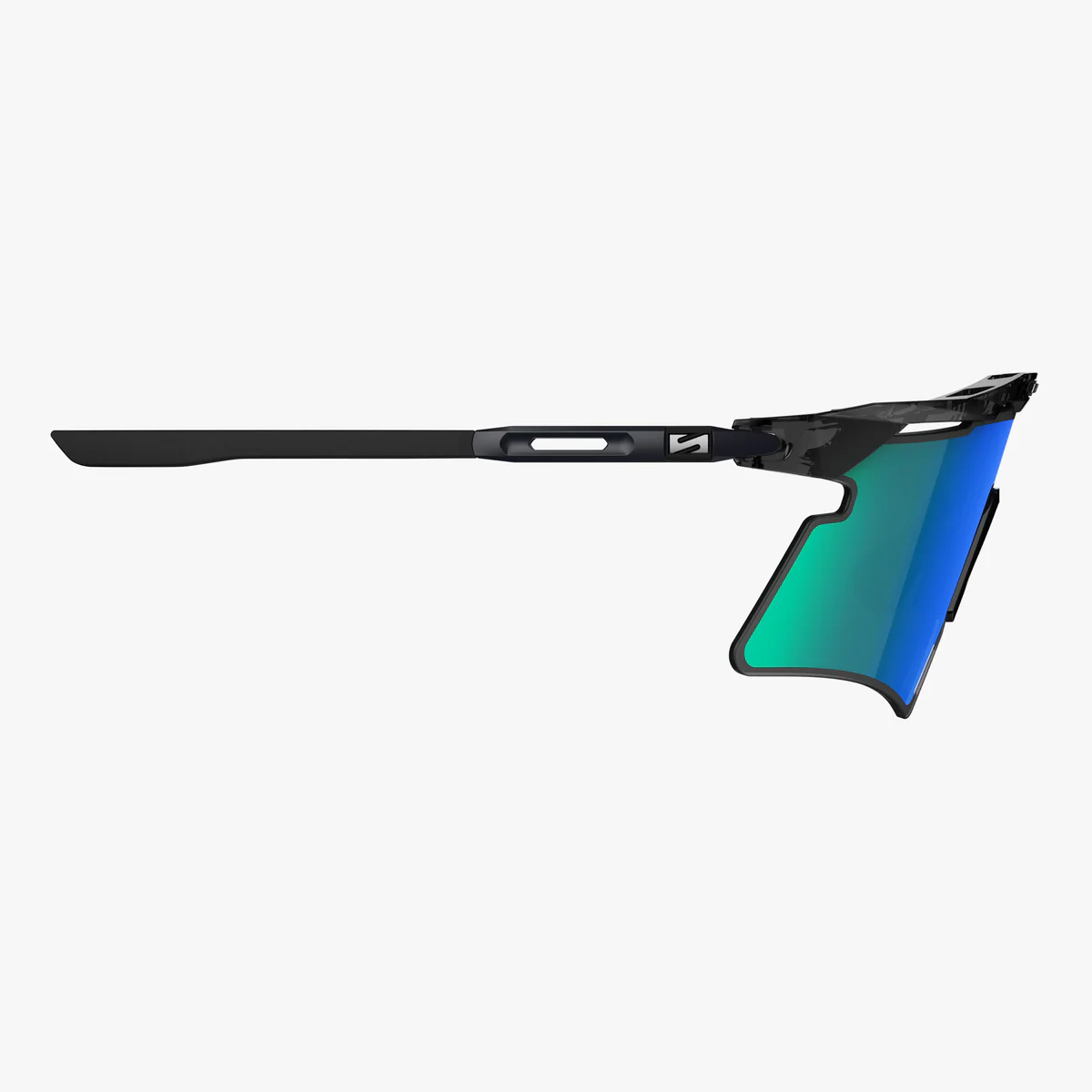 Briller SCICON AEROSHADE 2.0 TITANIUM Sort Crystal Gloss Glas Multimirror Blue Green + Pink