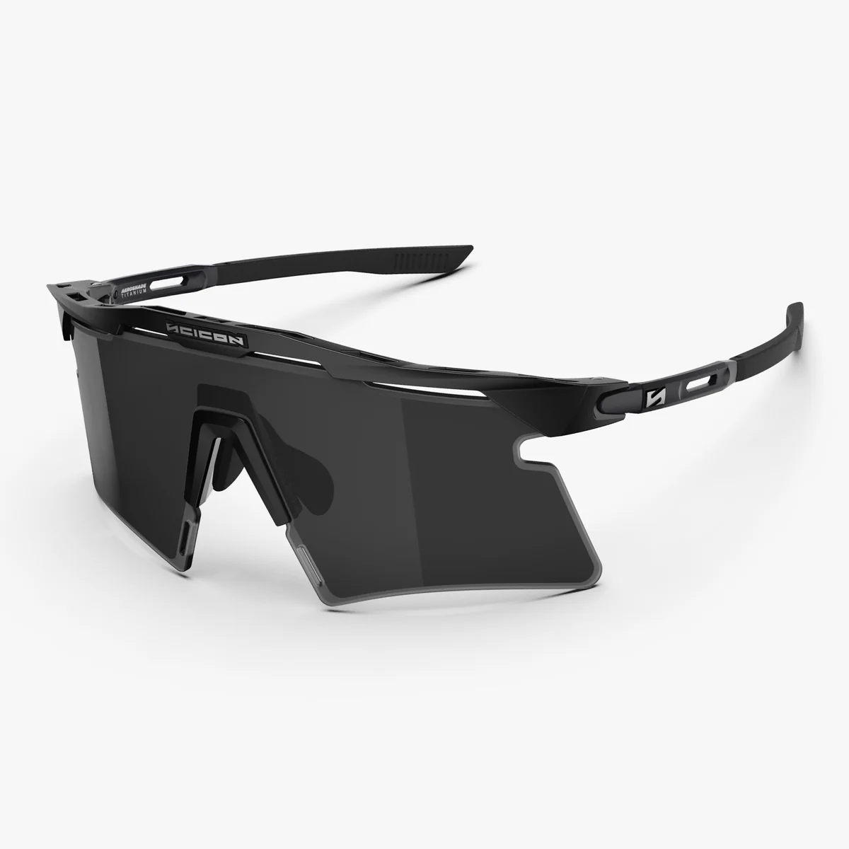 Brýle SCICON AEROSHADE 2.0 TITANIUM Černá Matt Sklo Smoke Black + Pink