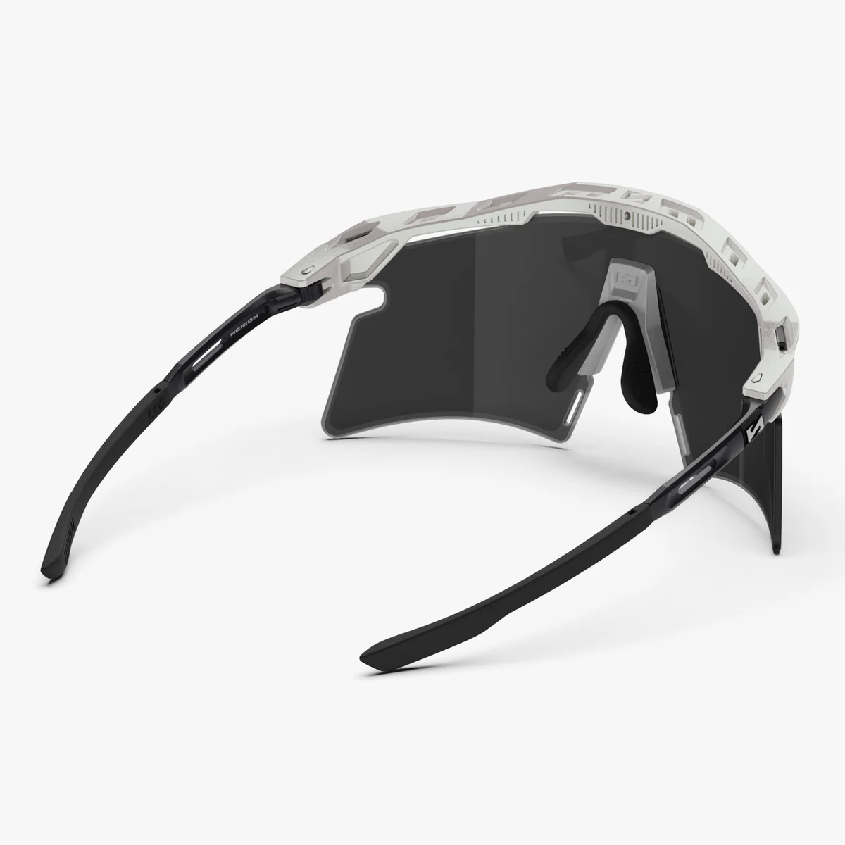 Lunettes SCICON AEROSHADE 2.0 TITANIUM Blanc Metal Verre Smoke Black + Pink