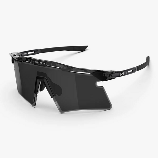 Lunettes SCICON AEROSHADE 2.0 TITANIUM Noir Crystal Gloss Verre Smoke Black + Pink