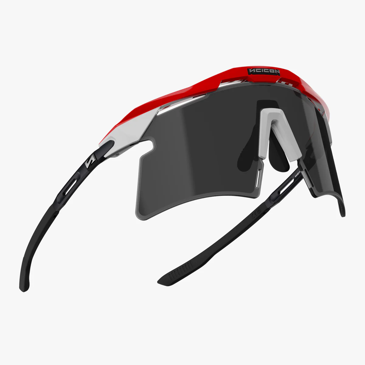 Lunettes SCICON AEROSHADE 2.0 TITANIUM UAE EMIRATES Verre Smoke Black + Pink
