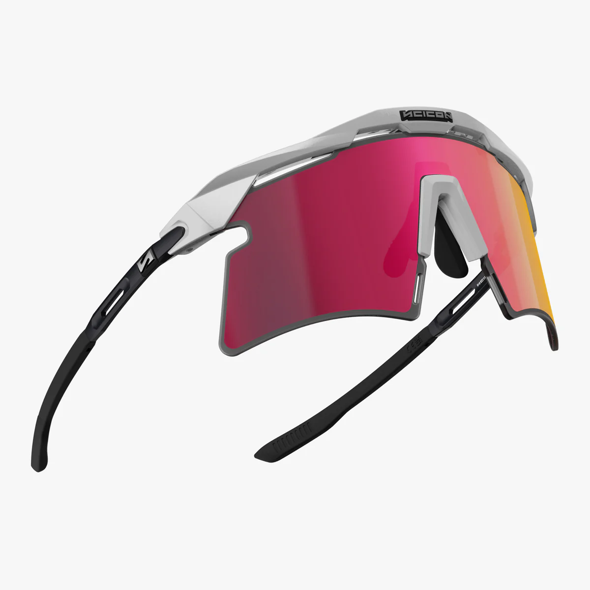 Bril SCICON AEROSHADE 2.0 TITANIUM Wit Metaal Glas Multimirror Sunburts + Pink