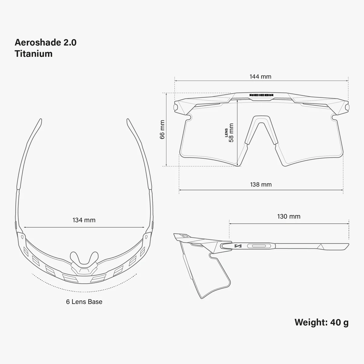 Bril SCICON AEROSHADE 2.0 TITANIUM Wit Metaal Glas Multimirror Sunburts + Pink