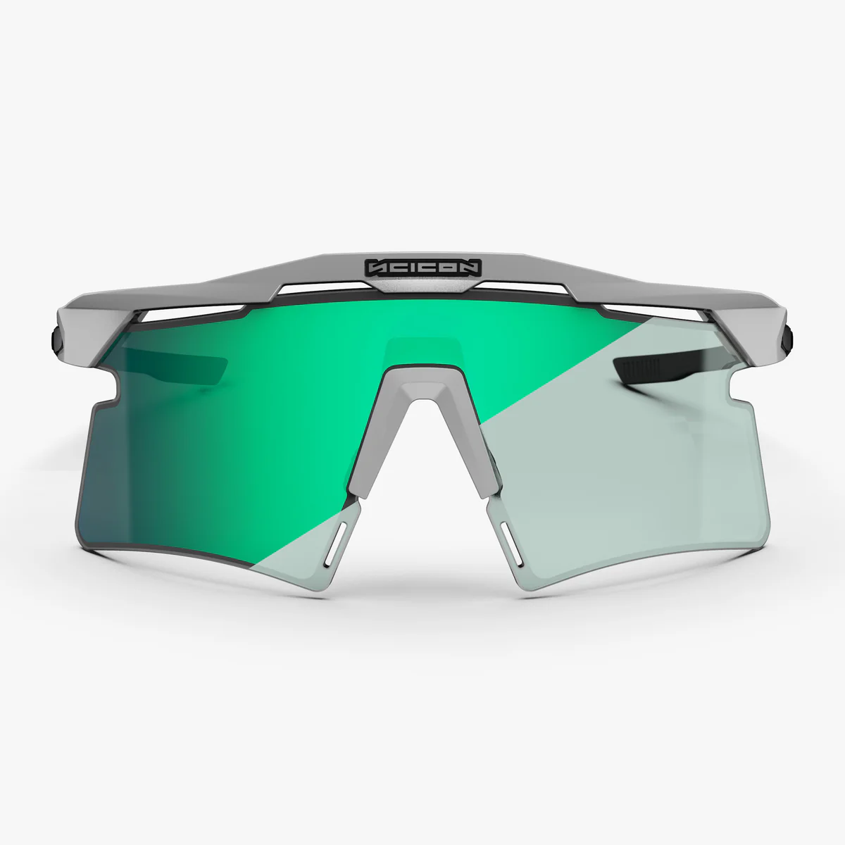Glasögon SCICON AEROSHADE 2.0 TITANIUM Vit Metall Glas Fotokromiskt Blå Grön