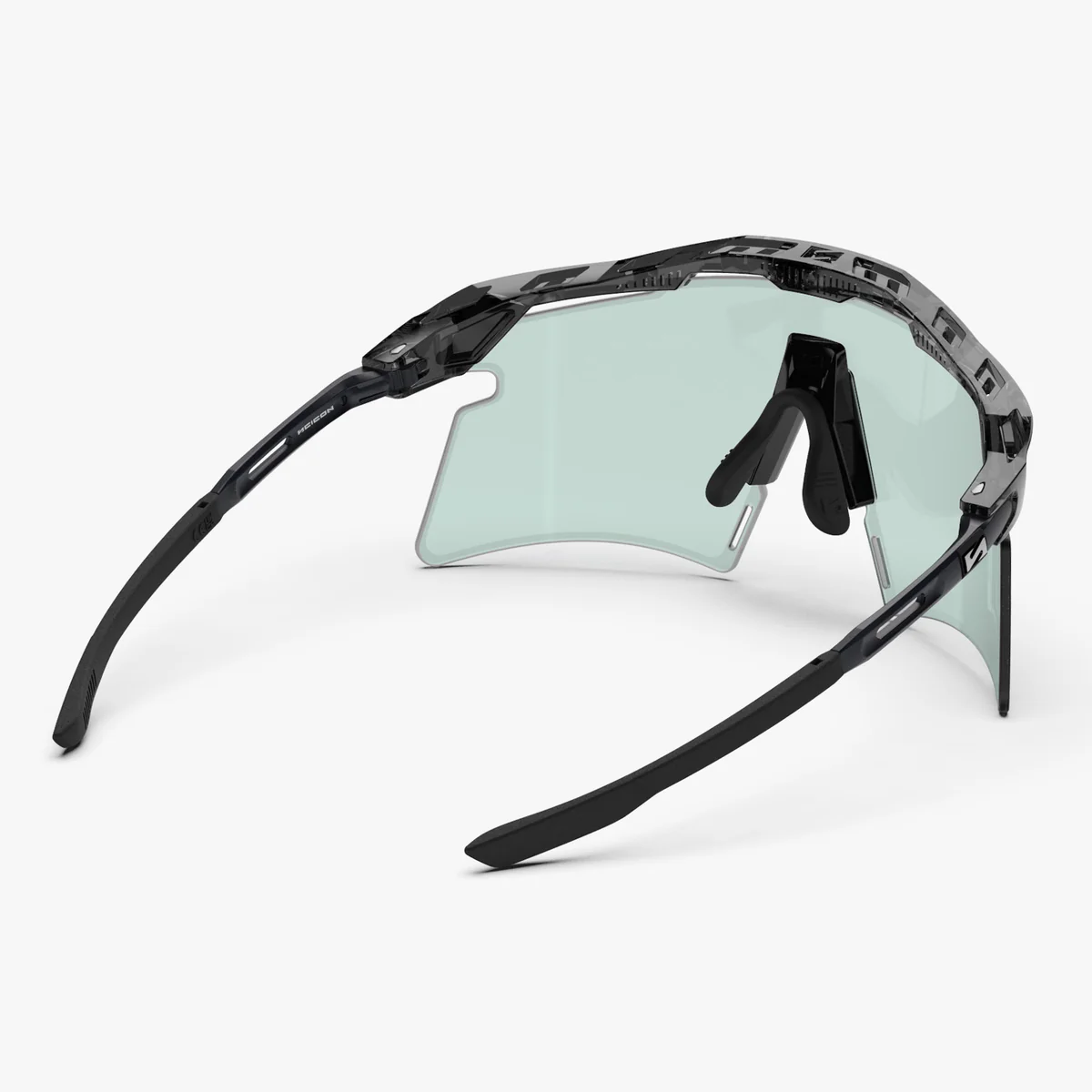 Lunettes SCICON AEROSHADE 2.0 TITANIUM Noir Crystal Gloss Verre Photochromique Blue Green