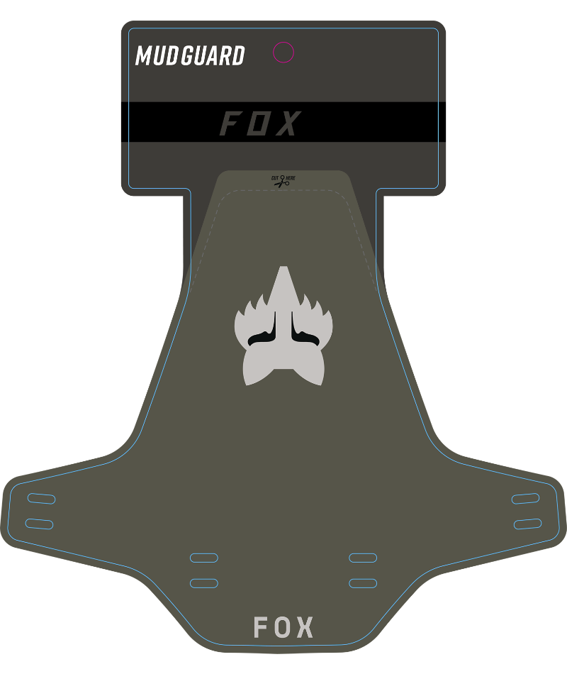 FOX MUD Mudguard Green