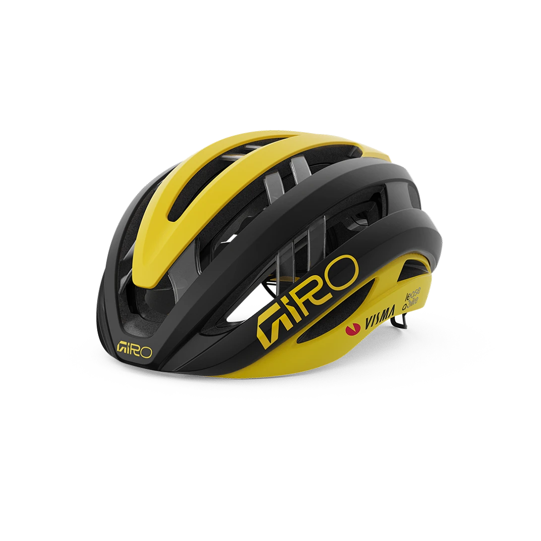 Kask Szosowy GIRO ARIES MIPS SPHERICAL VISMA LEASE A BIKE Czarny/Żółty