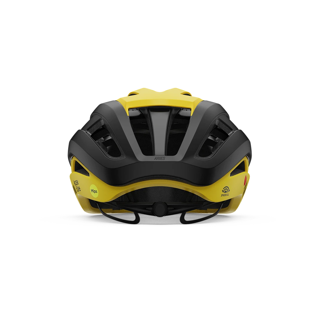Kask Szosowy GIRO ARIES MIPS SPHERICAL VISMA LEASE A BIKE Czarny/Żółty