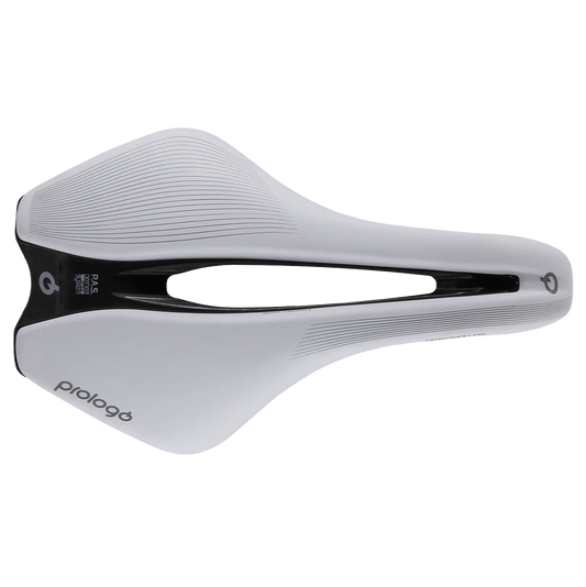 Selle PROLOGO DIMENSION R2 143mm Rails Nack Blanc