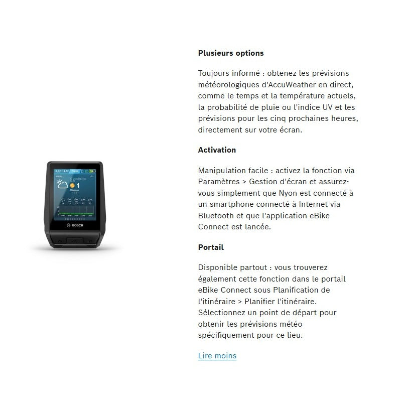 Kit Complet Écran BOSCH NYON