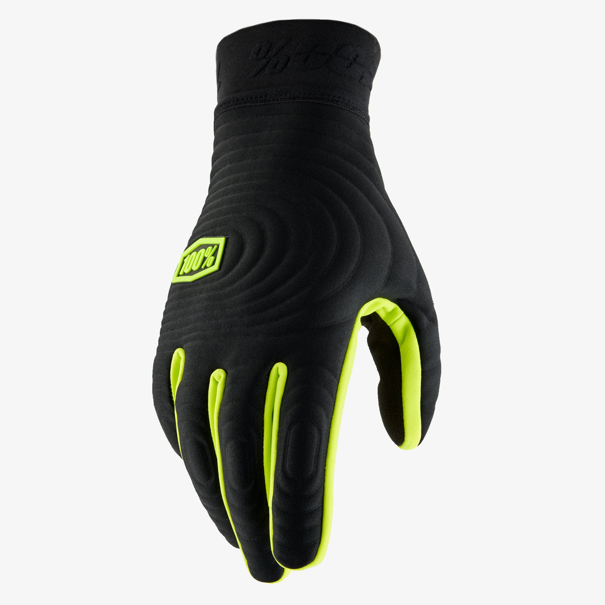 Guanti 100% BRISKER XTREME Nero/Giallo