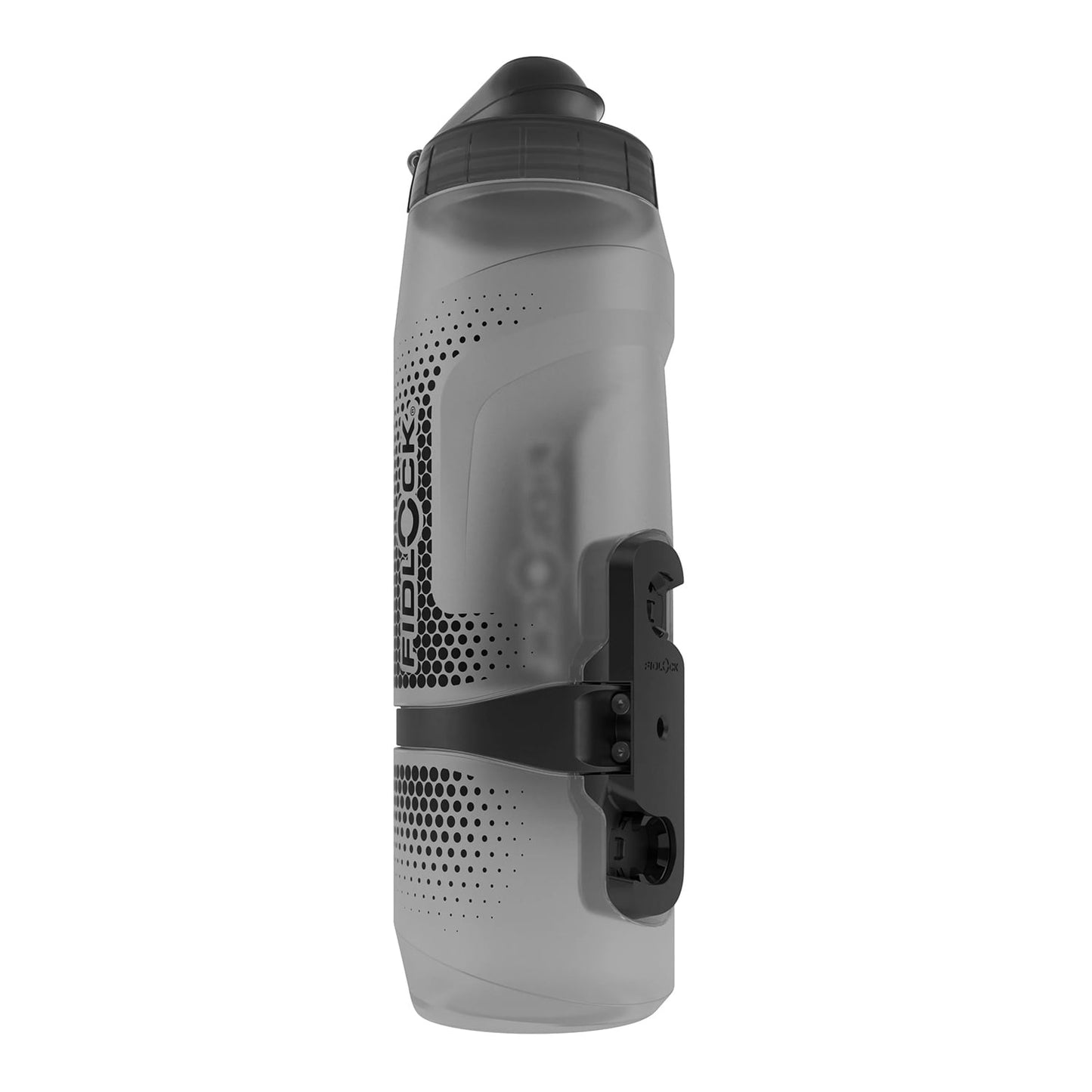 FIDLOCK TWIST-bidon med magnetisk fastgørelse (800ml) Røget grå