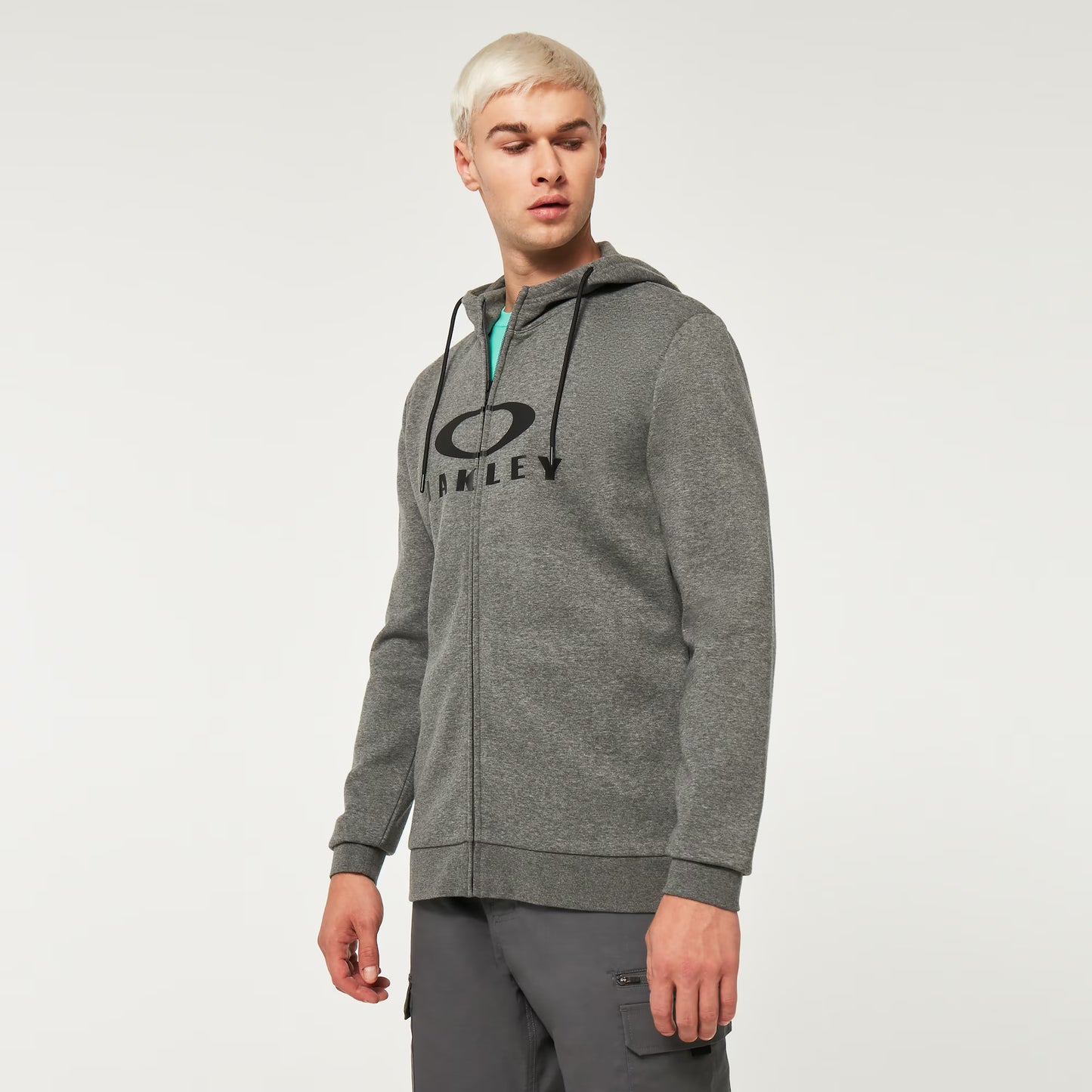 Kapuzenpullover OAKLEY BARK FZ HOODIE 2.0 New Athletic Grey