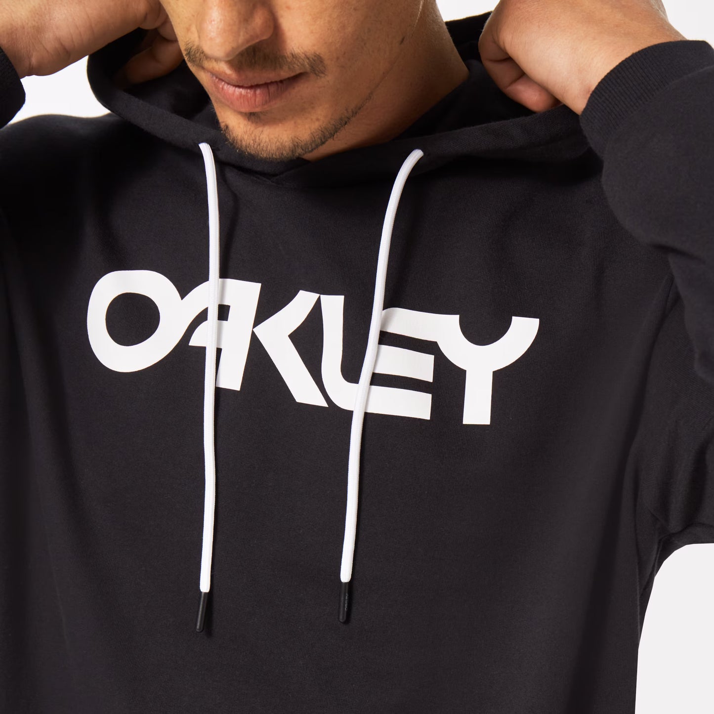 Sweat à Capuche OAKLEY B1B PO  2.0 Noir/Blanc