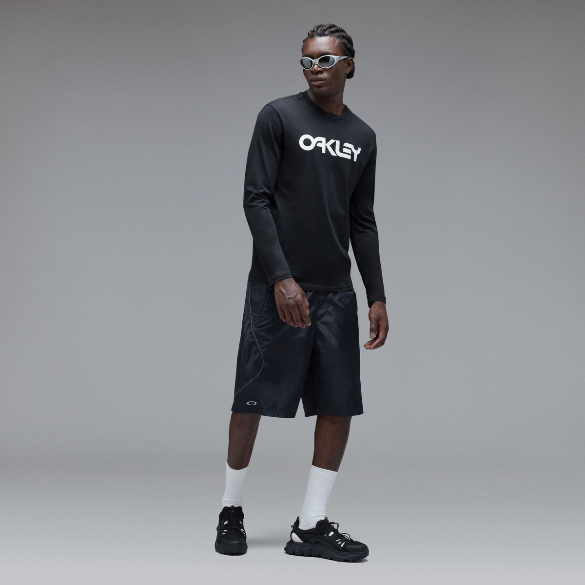 Tričko OAKLEY MARK II 2.0 s dlouhým rukávem černé/bílé