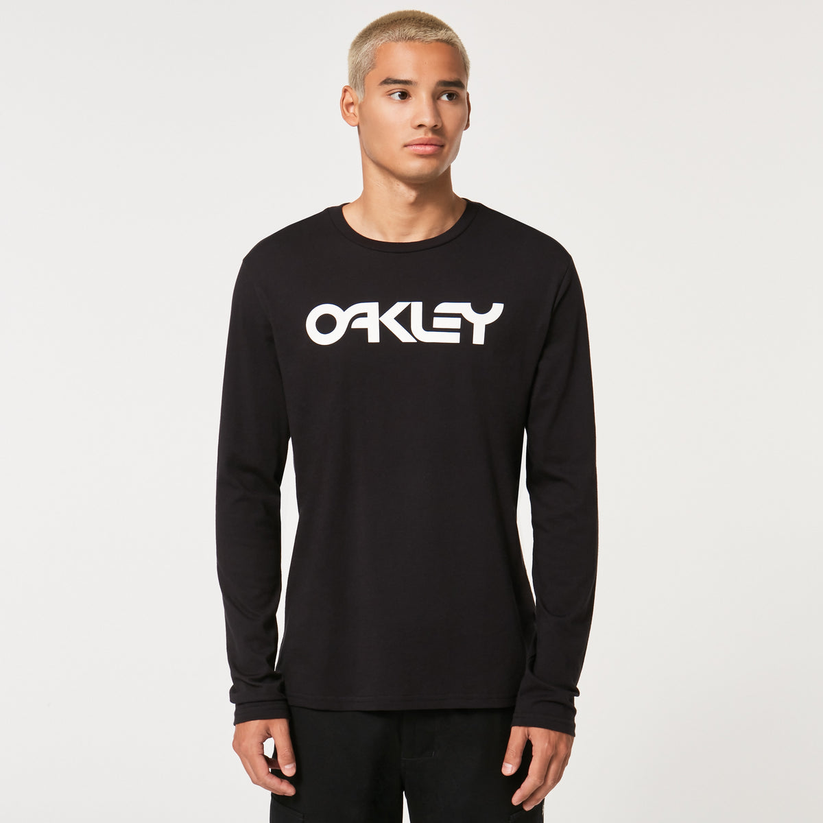 Tričko OAKLEY MARK II 2.0 s dlouhým rukávem černé/bílé
