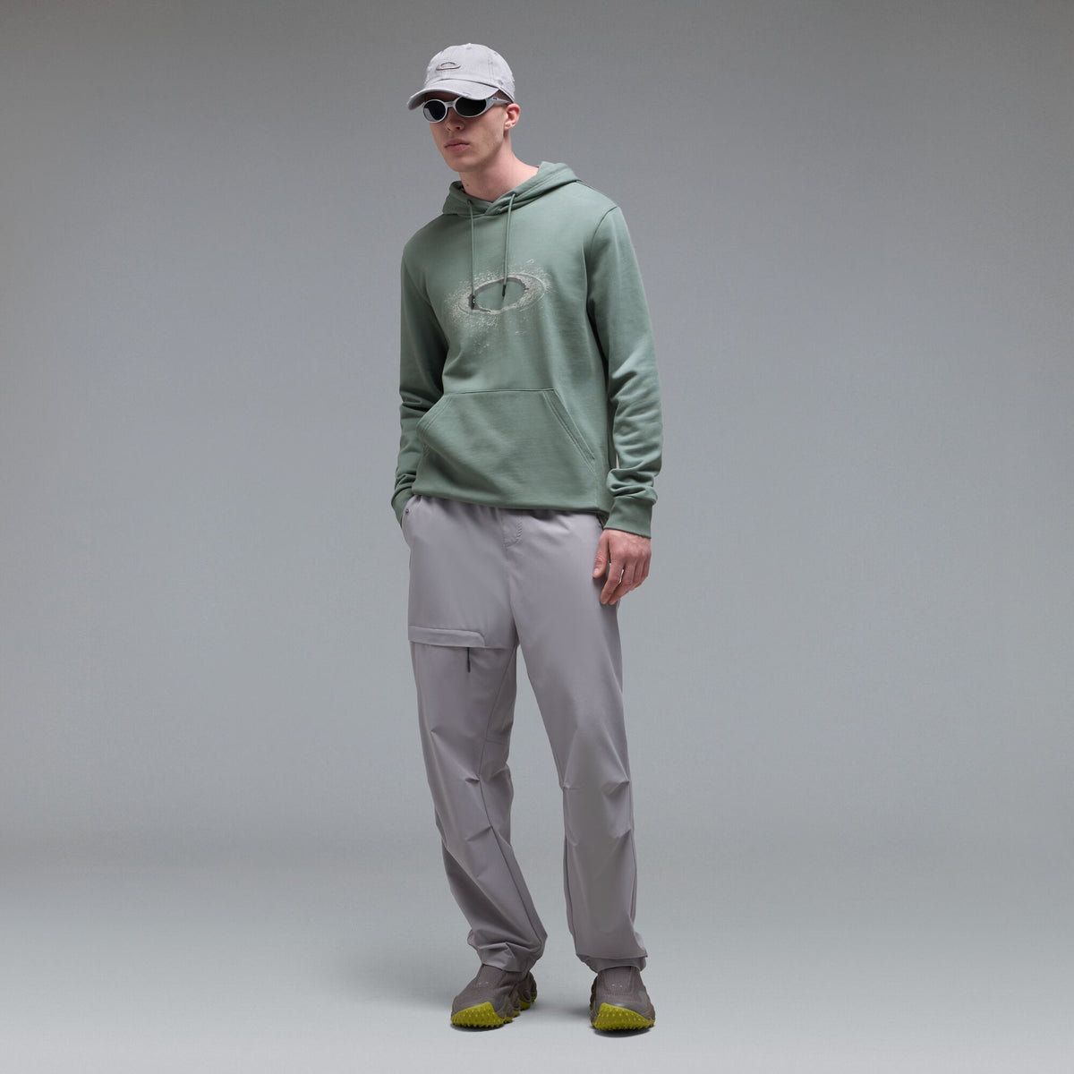 Huvtröja OAKLEY LUNAR ELLIPSE HOODIE Grön