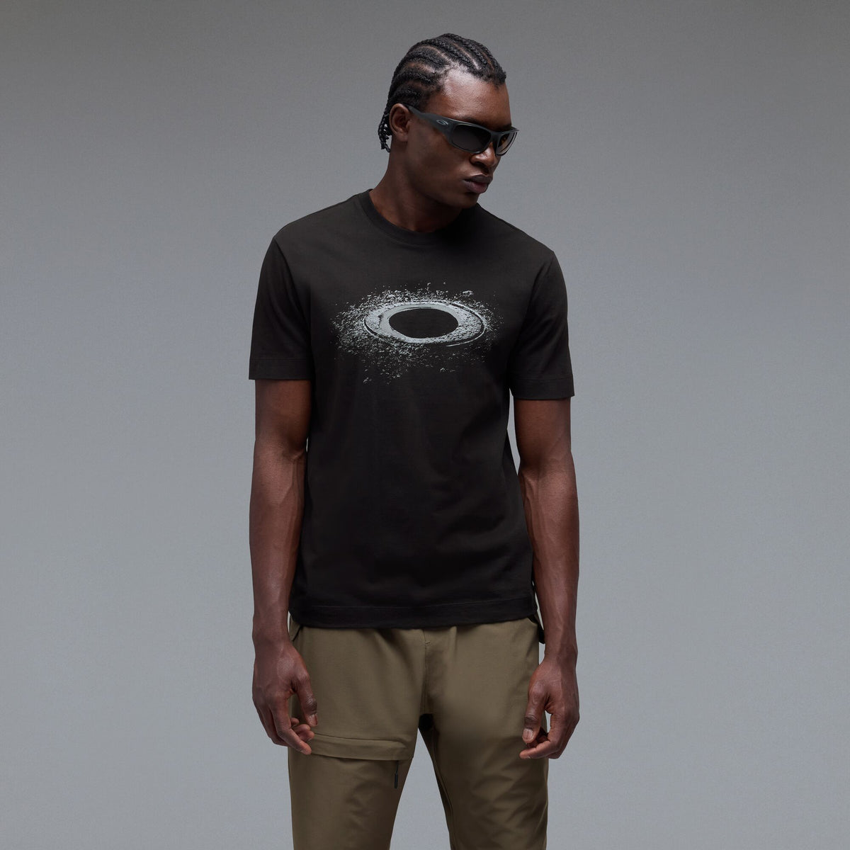 T-Shirt OAKLEY LUNAR ELLIPSE TEE Zwart