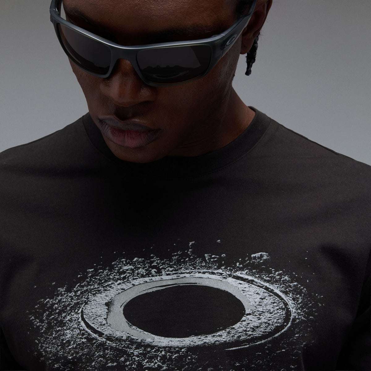 T-Shirt OAKLEY LUNAR ELLIPSE TEE Zwart