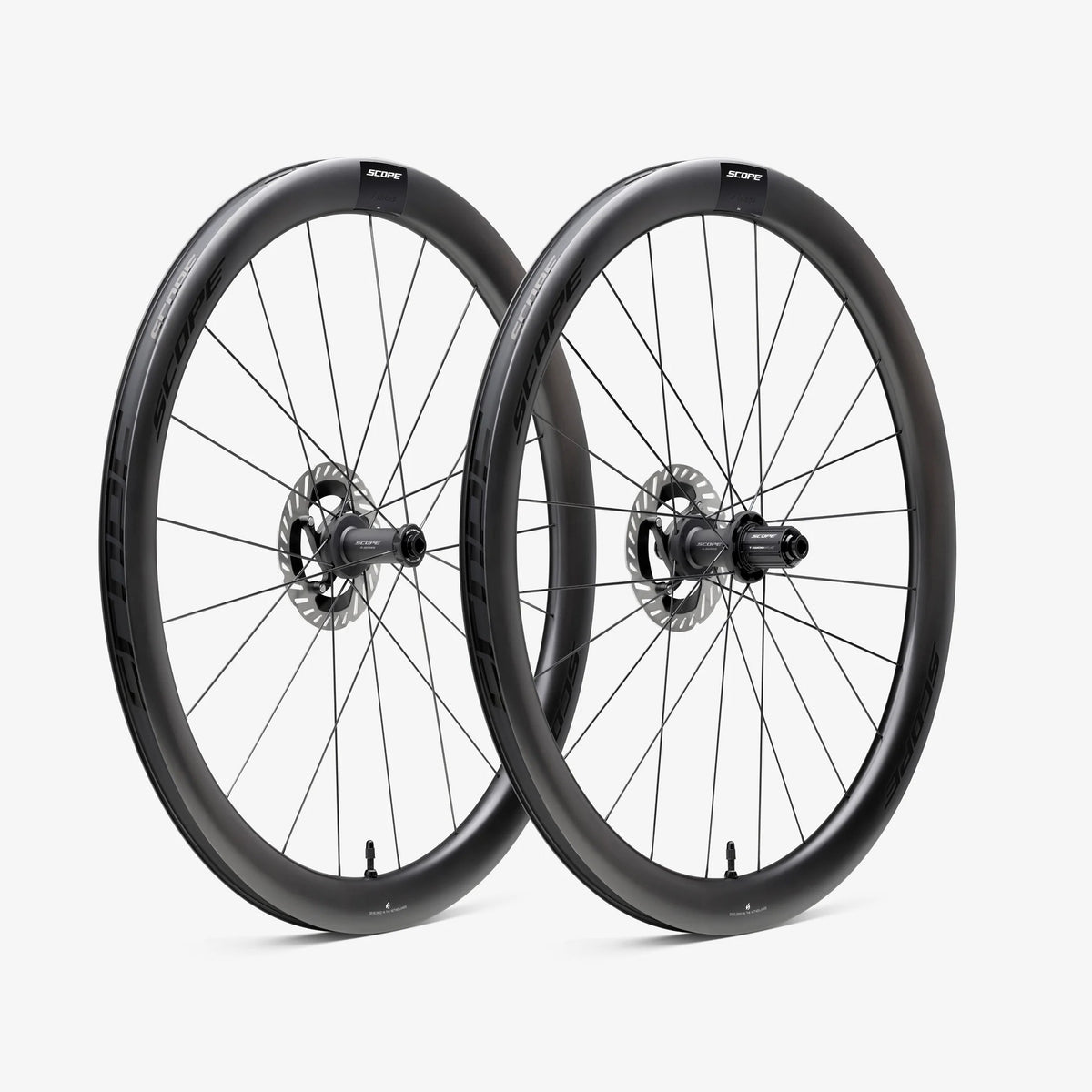 Paire de Roues SCOPE Race R4 Tubeless Ready (Centerlock) Noir