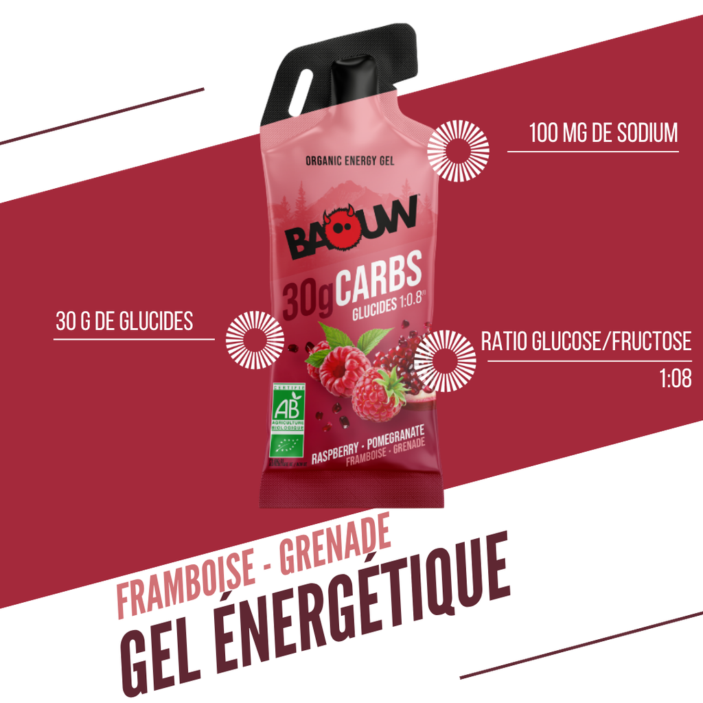 Żel Energetyczny BAOW (44g) Cytryna/Malina/Granat
