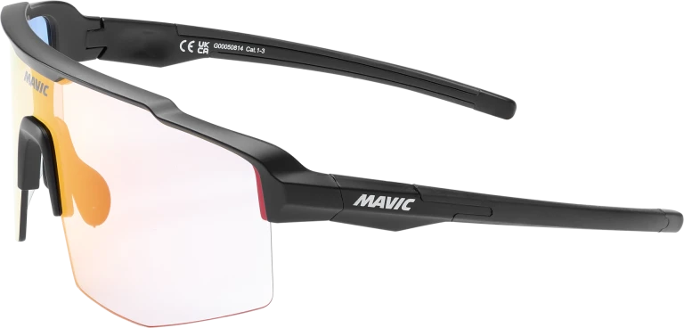 Lunettes MAVIC MVS SHIELD Noir Verre Red Photochromique