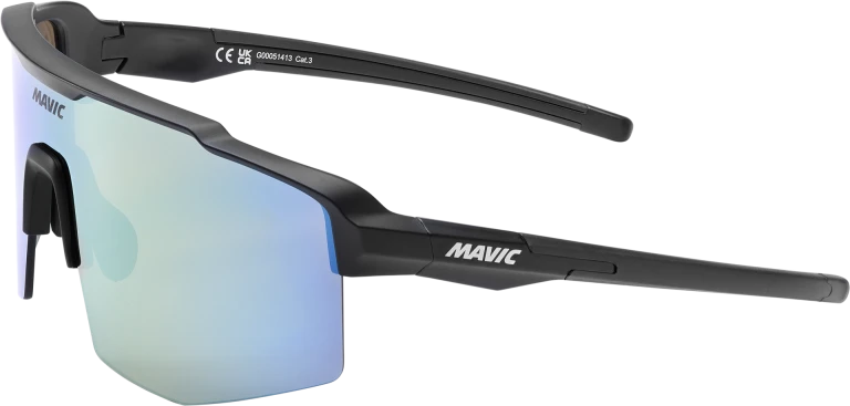 Occhiali MAVIC MVS SHIELD Neri Lente Gold/Blue