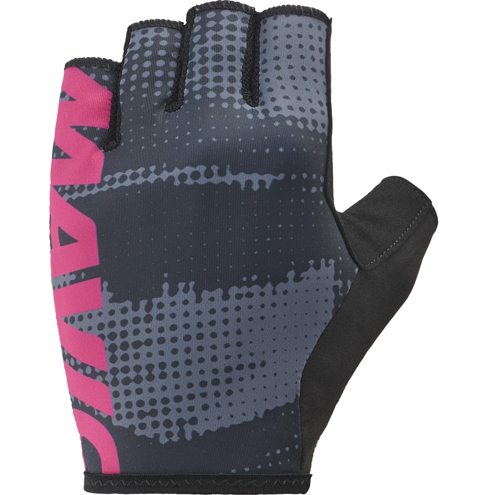 MAVIC ESSENTIAL PADDED GRAPHIC Korte Handsker Grå/Rose