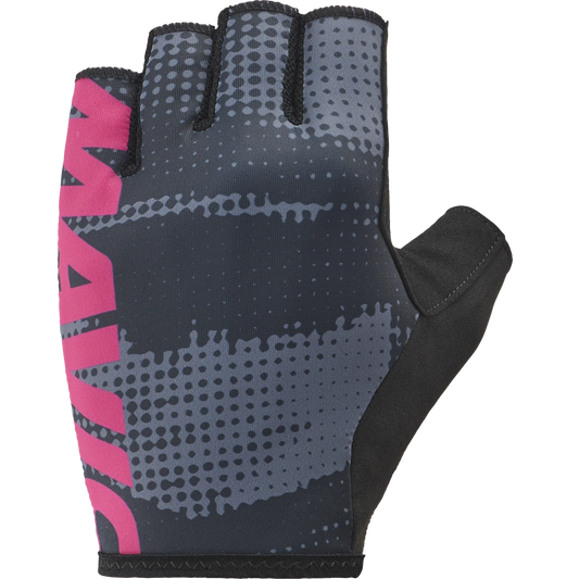 Gants Courts MAVIC ESSENTIAL PADDED GRAPHIC Gris/Rose