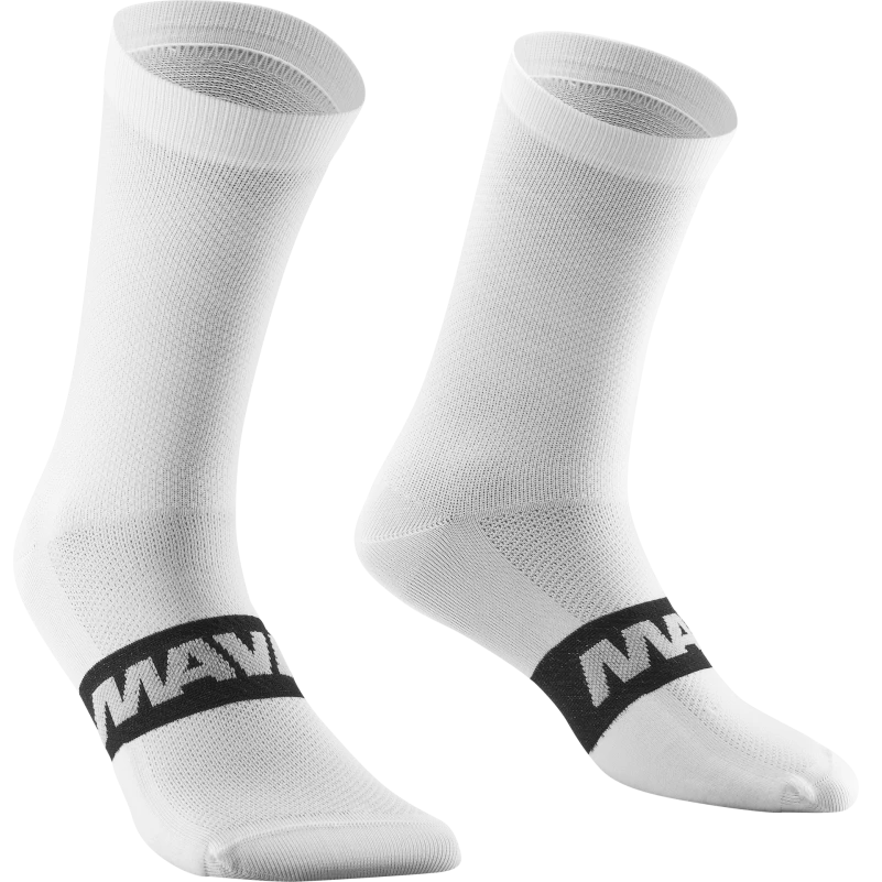Chaussettes MAVIC ESSENTIAL MID Blanc