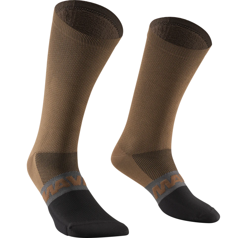 Chaussettes MAVIC ESSENTIAL HIGH Marron
