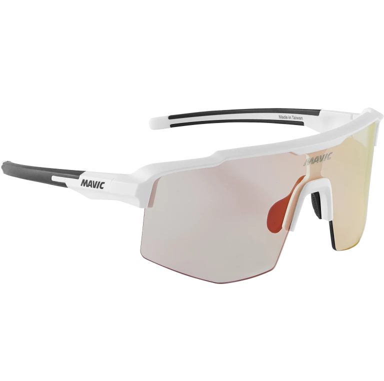 Lunettes MAVIC MVS SHIELD Blanc Verre Red Photochromique