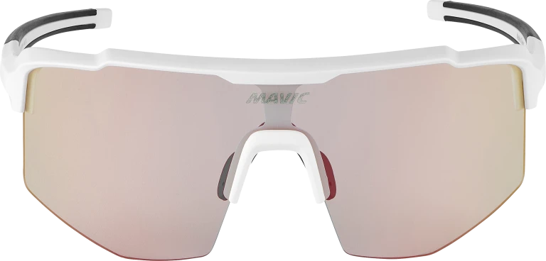 Lunettes MAVIC MVS SHIELD Blanc Verre Red Photochromique
