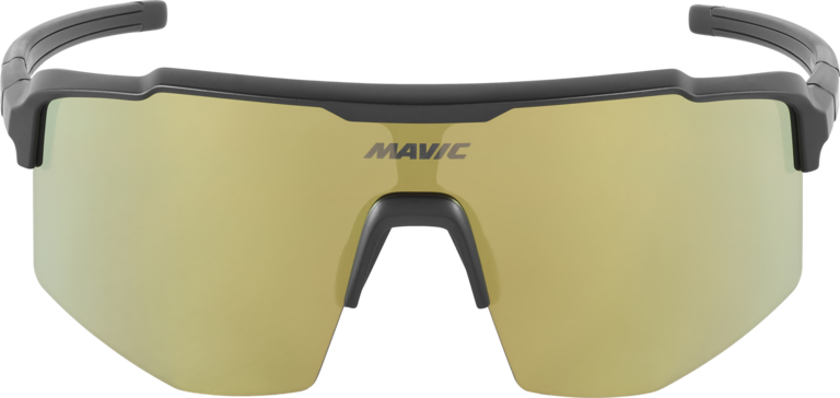 Ochelari Mavic MVS Shield negri, lentilă aurie – vedere 3