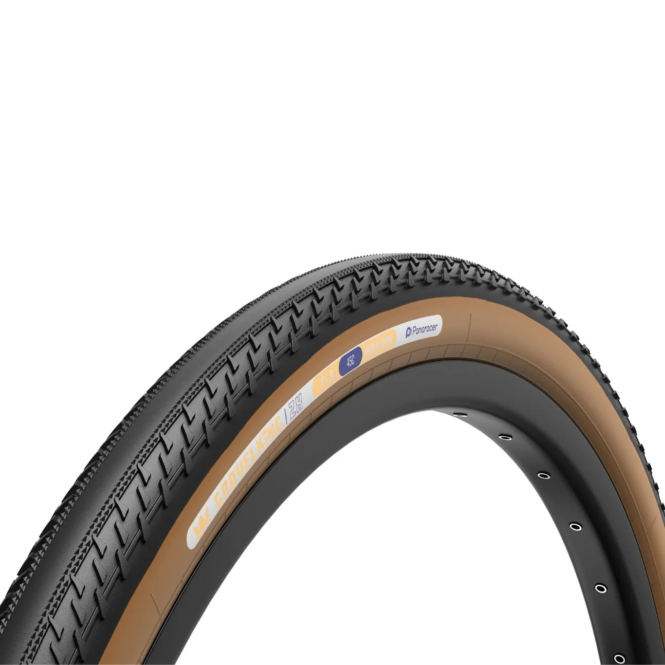 Dæk PANARACER GRAVELKING ZX TLR Tubeless Ready brun