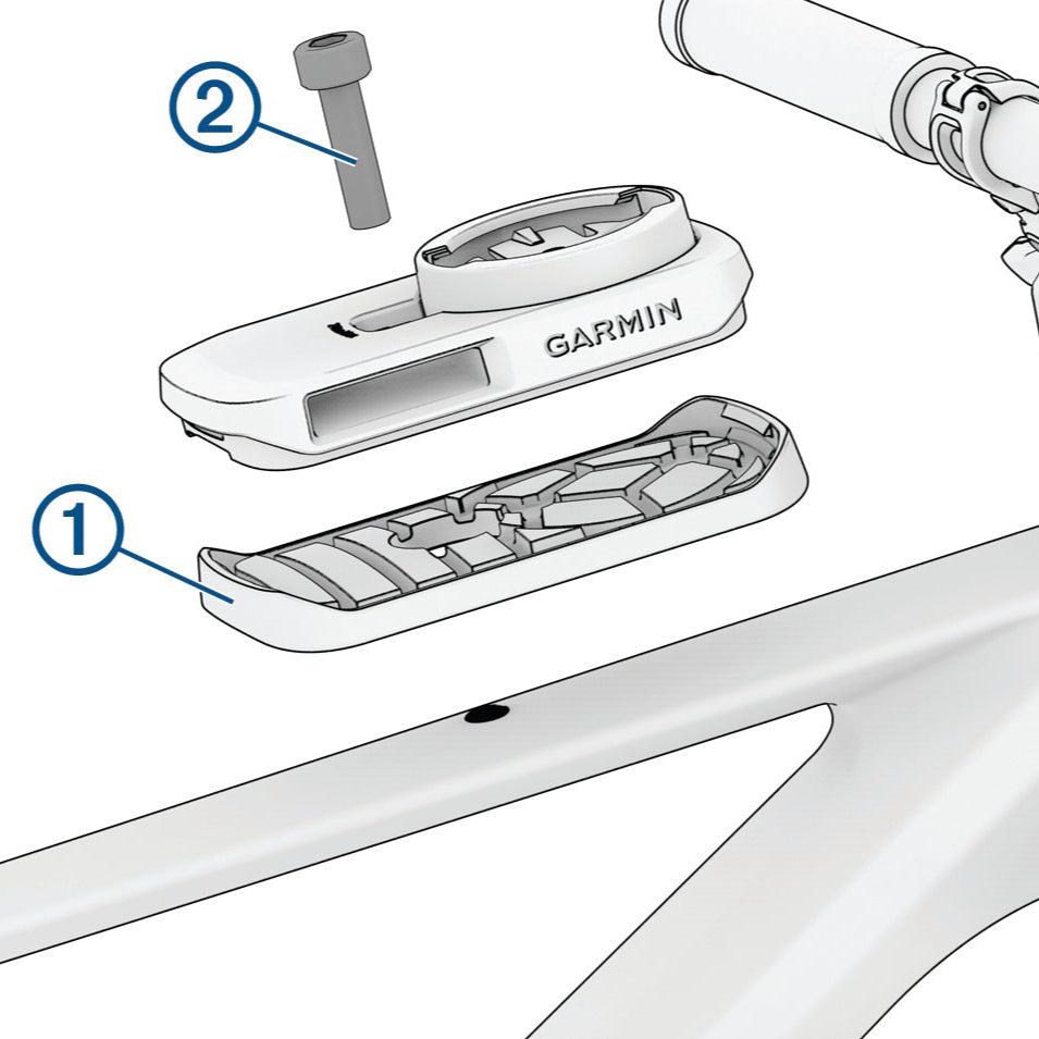 Support Tube Supérieur pour GARMIN EDGE MTB