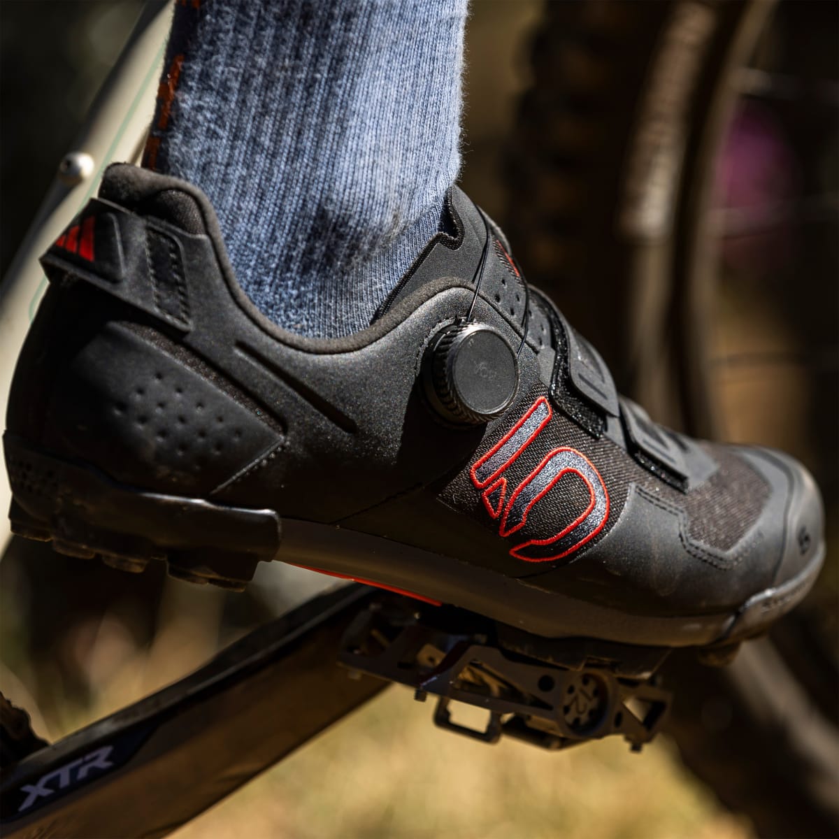 Maastopyöräkengät ADIDAS FIVE TEN KESTREL BOA Musta/Punainen