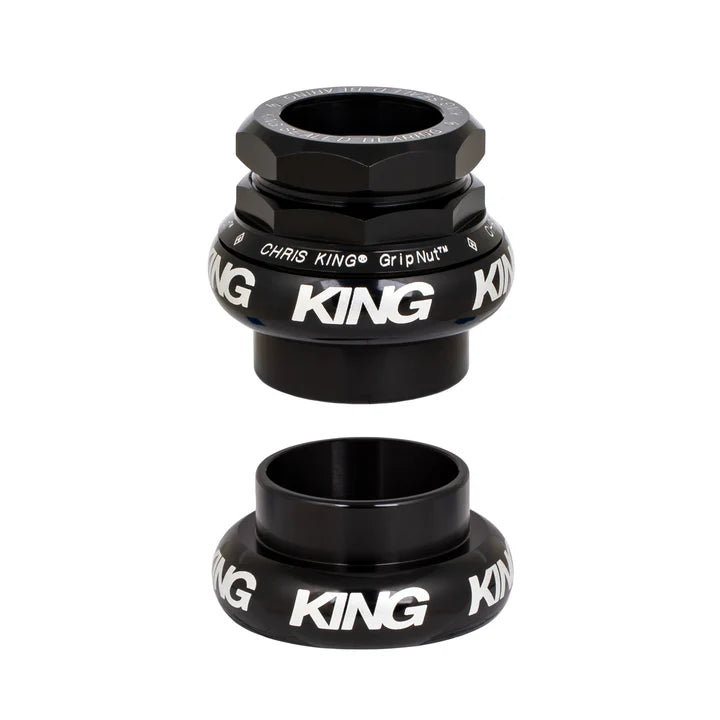 Externer Steuersatz CHRIS KING GRIPNUT 1" EC30 Schwarz